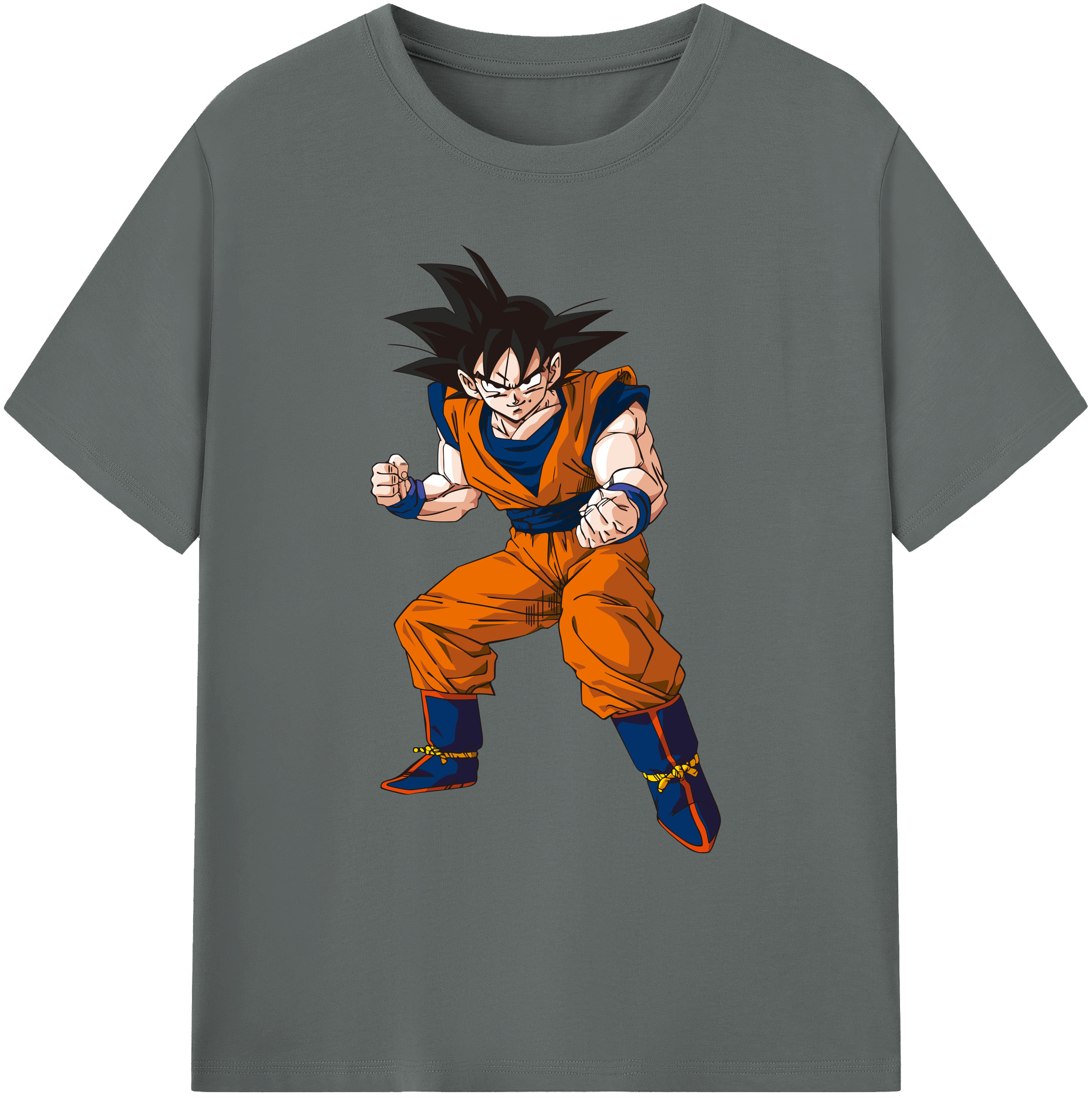 （画像用） ドラゴンボール 孫悟空（そん ごくう）Son Goku カカロット DRAGON BALL Kakarotto 綿100％ メンズ半袖Tシャツ｜肌触りやわらか＆通気性